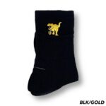 ON THE COURT オンザコート HOOPREX フープレックス セミロングソックス(19cm丈) ソックス バスケットボール HRXF-001-BK 画像2