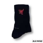 ON THE COURT オンザコート HOOPREX フープレックス セミロングソックス(19cm丈) ソックス バスケットボール HRXF-001-BK 画像4