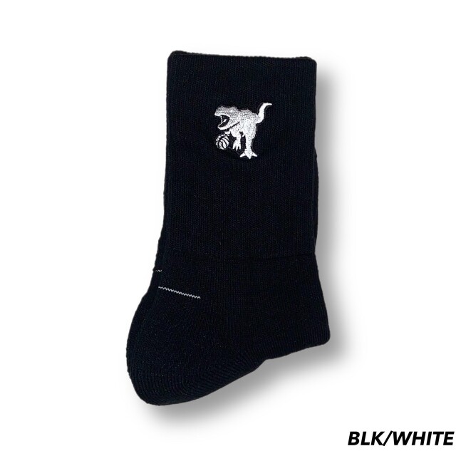 ON THE COURT オンザコート HOOPREX フープレックス セミロングソックス(19cm丈) ソックス バスケットボール HRXF-001-BK 画像14