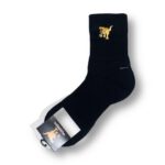 ON THE COURT オンザコート HOOPREX フープレックス セミロングソックス(19cm丈) ソックス バスケットボール HRXF-001-BK 画像3