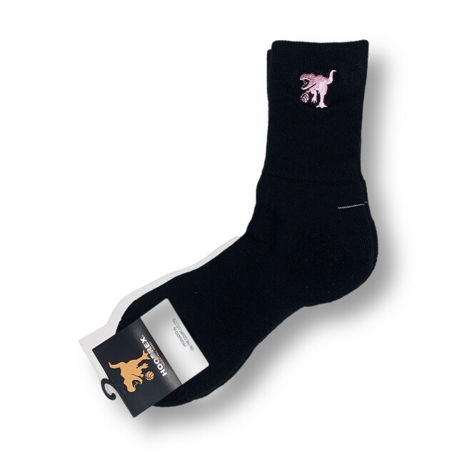 ON THE COURT オンザコート HOOPREX フープレックス セミロングソックス(19cm丈) ソックス バスケットボール HRXF-001-BK 画像13
