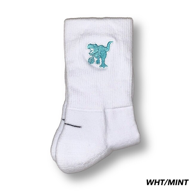 ON THE COURT オンザコート HOOPREX フープレックス セミロングソックス(19cm丈) ソックス バスケットボール HRXF-001-WH 画像4