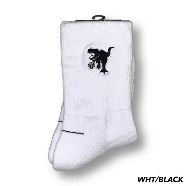 ON THE COURT オンザコート HOOPREX フープレックス セミロングソックス(19cm丈) ソックス バスケットボール HRXF-001-WH 画像16