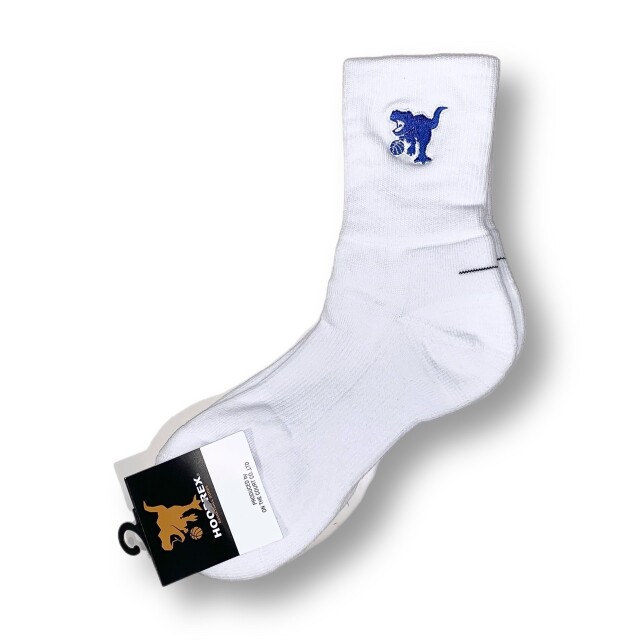 ON THE COURT オンザコート HOOPREX フープレックス セミロングソックス(19cm丈) ソックス バスケットボール HRXF-001-WH 画像3