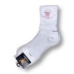 ON THE COURT オンザコート HOOPREX フープレックス セミロングソックス(19cm丈) ソックス バスケットボール HRXF-001-WH 画像9