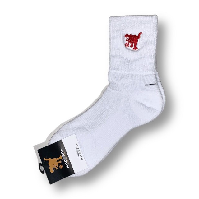 ON THE COURT オンザコート HOOPREX フープレックス セミロングソックス(19cm丈) ソックス バスケットボール HRXF-001-WH 画像15