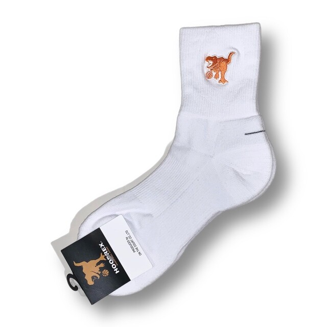 ON THE COURT オンザコート HOOPREX フープレックス セミロングソックス(19cm丈) ソックス バスケットボール HRXF-001-WH 画像13