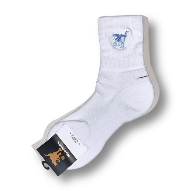 ON THE COURT オンザコート HOOPREX フープレックス セミロングソックス(19cm丈) ソックス バスケットボール HRXF-001-WH 画像19