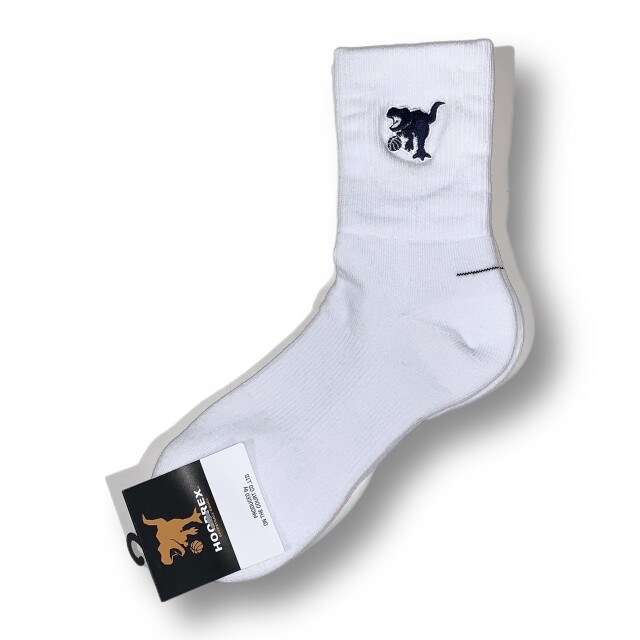 ON THE COURT オンザコート HOOPREX フープレックス セミロングソックス(19cm丈) ソックス バスケットボール HRXF-001-WH 画像21