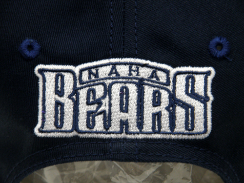 　那覇高等学校（女子）BEARS　県大会優勝記念キャップ　使用（ネイビー ホワイト） TEAM-CAP-001 画像5