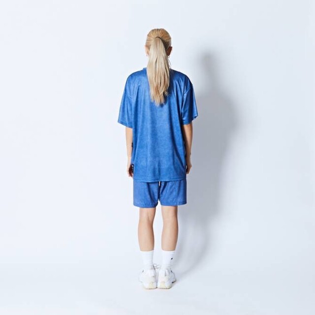 AKTR MOCK GARMENT DYED LOOSE FIT SPORTS TEE Tシャツ アクター 224-001005-BL 画像8