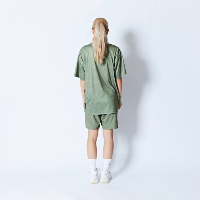 AKTR MOCK GARMENT DYED LOOSE FIT SPORTS TEE Tシャツ アクター 224-001005-GR 画像8