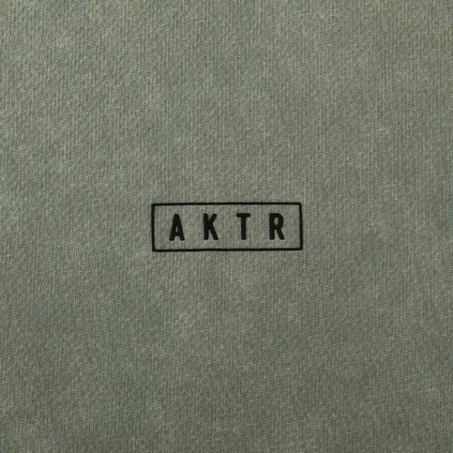 AKTR MOCK GARMENT DYED LOOSE FIT SPORTS TEE Tシャツ アクター 224-001005-GR 画像3