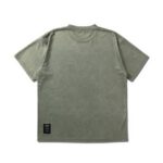 AKTR MOCK GARMENT DYED LOOSE FIT SPORTS TEE Tシャツ アクター 224-001005-GR 画像2