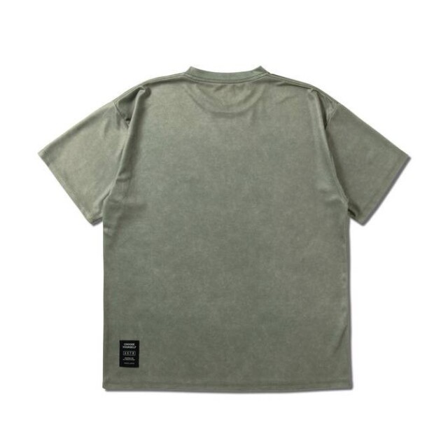 AKTR MOCK GARMENT DYED LOOSE FIT SPORTS TEE Tシャツ アクター 224-001005-GR 画像2
