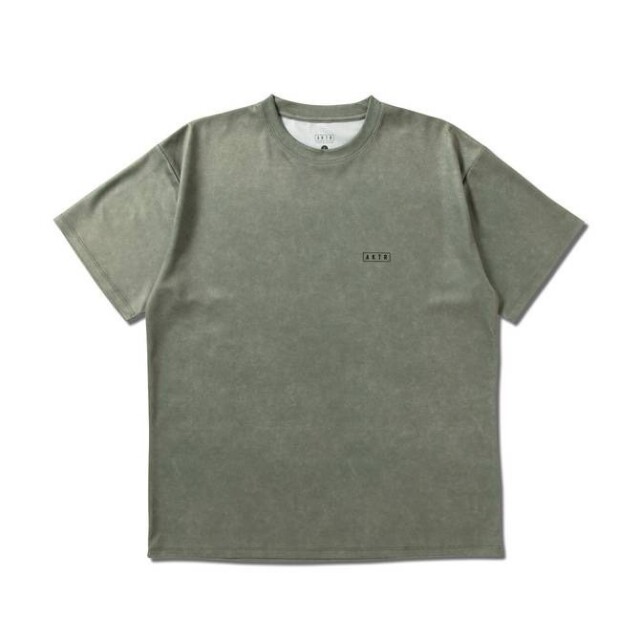AKTR MOCK GARMENT DYED LOOSE FIT SPORTS TEE Tシャツ アクター 224-001005-GR