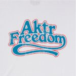AKTR FREEDOM LOGO SPORTS TEE BL Tシャツ アクター 225-028005-WH 画像2