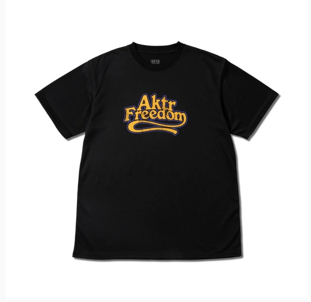 AKTR FREEDOM LOGO SPORTS TEE BL Tシャツ アクター 225-028005-BK