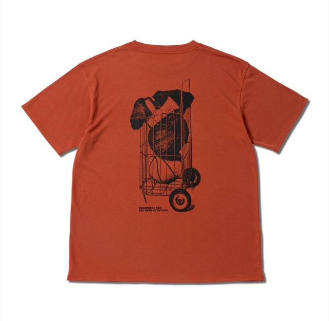 AKTR FREEDOM GRAPHIC LOOSE FIT T C TEE Tシャツ アクター 225-029005-RD 画像2