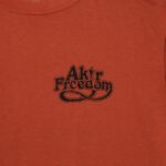 AKTR FREEDOM GRAPHIC LOOSE FIT T C TEE Tシャツ アクター 225-029005-RD 画像3