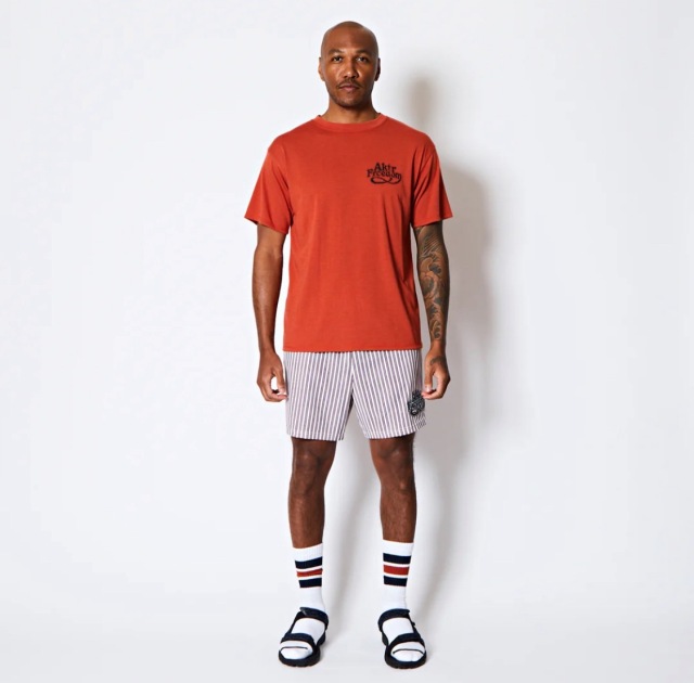 AKTR FREEDOM GRAPHIC LOOSE FIT T C TEE Tシャツ アクター 225-029005-RD 画像4