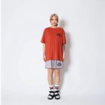 AKTR FREEDOM GRAPHIC LOOSE FIT T C TEE Tシャツ アクター 225-029005-RD 画像6