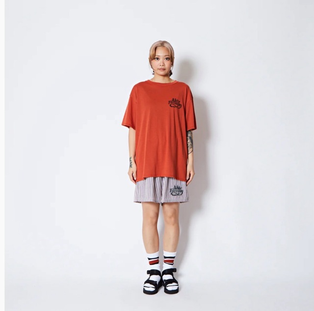 AKTR FREEDOM GRAPHIC LOOSE FIT T C TEE Tシャツ アクター 225-029005-RD 画像6