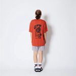 AKTR FREEDOM GRAPHIC LOOSE FIT T C TEE Tシャツ アクター 225-029005-RD 画像7