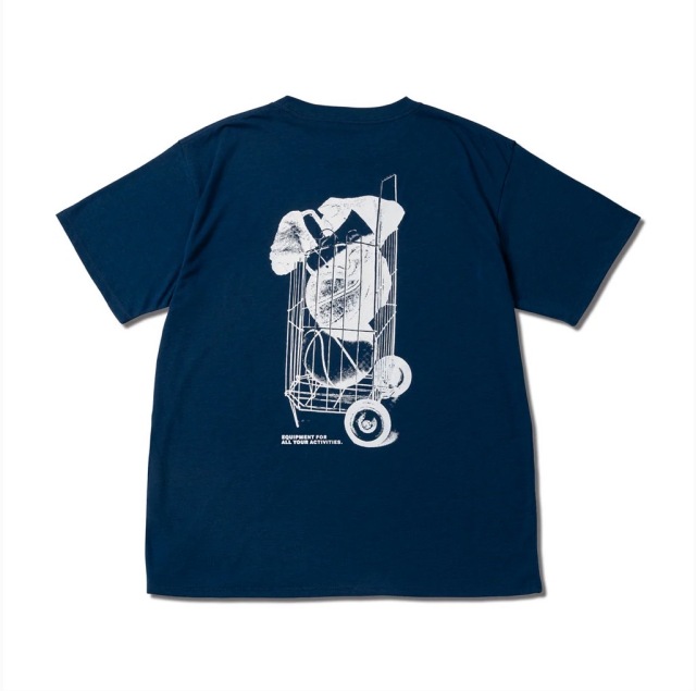 AKTR FREEDOM GRAPHIC LOOSE FIT T C TEE Tシャツ アクター 225-029005-NV 画像2
