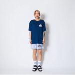 AKTR FREEDOM GRAPHIC LOOSE FIT T C TEE Tシャツ アクター 225-029005-NV 画像6
