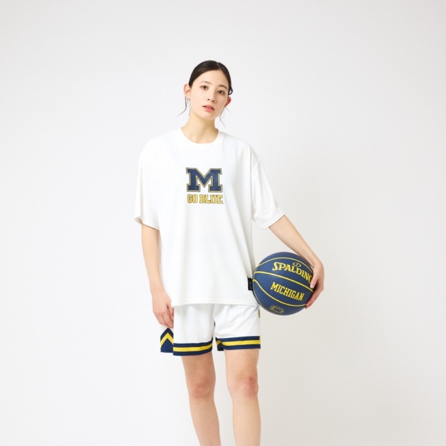 SPALDING パンツ ジャージーショーツ ミシガン M ゴーブルー バスケ SMP26022M 画像10