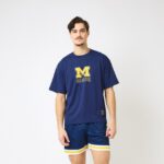 SPALDING Tシャツ ミシガン M ゴーブルー ロゴ Ｔシャツ バスケ SMT26021M 画像10