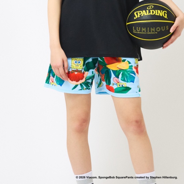 SPALDING プラクティスパンツ スポンジ・ボブ トロピカル パンツ バスケ SMP26040S 画像8