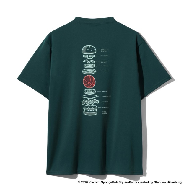 SPALDING Tシャツ スポンジ・ボブ クラビーパティ Ｔシャツ バスケ ジュニア SJT26048S 画像7