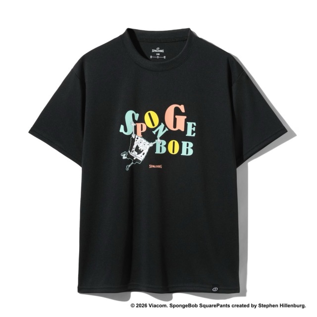 SPALDING ジュニア Tシャツ スポンジ・ボブ タイポグラフィ Ｔシャツ バスケ ジュニア SJT26046S 画像4