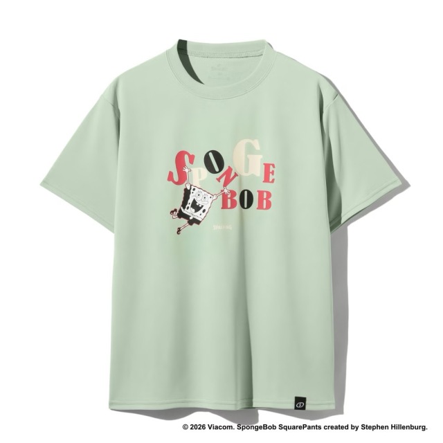 SPALDING ジュニア Tシャツ スポンジ・ボブ タイポグラフィ Ｔシャツ バスケ ジュニア SJT26046S 画像3