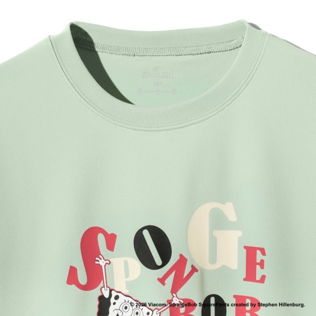 SPALDING ジュニア Tシャツ スポンジ・ボブ タイポグラフィ Ｔシャツ バスケ ジュニア SJT26046S 画像6