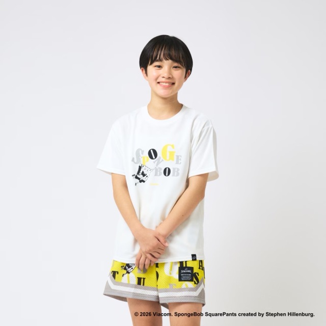 SPALDING ジュニア Tシャツ スポンジ・ボブ タイポグラフィ Ｔシャツ バスケ ジュニア SJT26046S 画像7