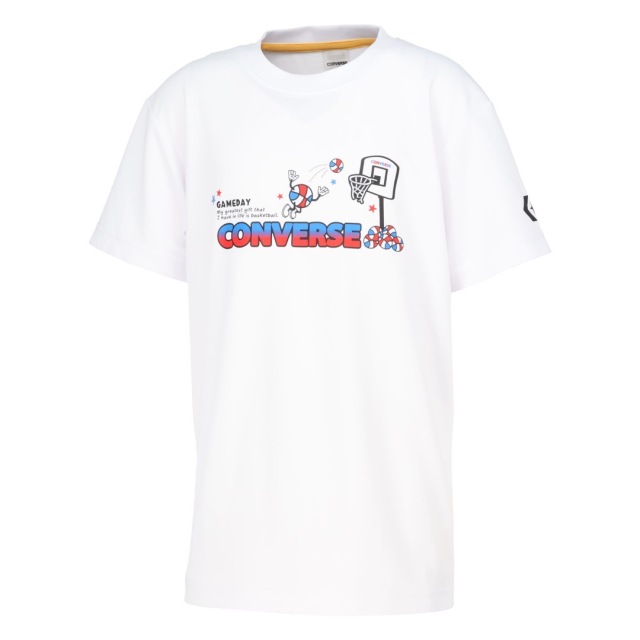 CONVERSE JRプリントＴシャツ Tシャツ ジュニア CB461356 画像2