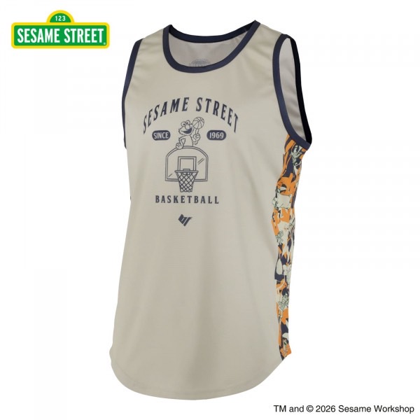 BFIVE SESAME STREET BOTANICAL TANKTOP ORANGE セサミストリート タンクトップ 22866