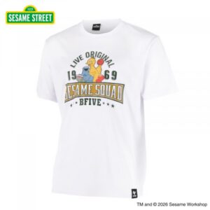 BFIVE BFIVE SESAME STREET SQUAD TEE WHITE セサミストリート Tシャツ 22856