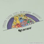 BFIVE SESAME STREET PEACE TEE GREEN セサミストリート Tシャツ 22859 画像4