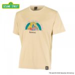 BFIVE SESAME STREET PEACE TEE BEIGE セサミストリート Tシャツ 22858 画像1