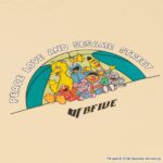 BFIVE SESAME STREET PEACE TEE BEIGE セサミストリート Tシャツ 22858 画像4