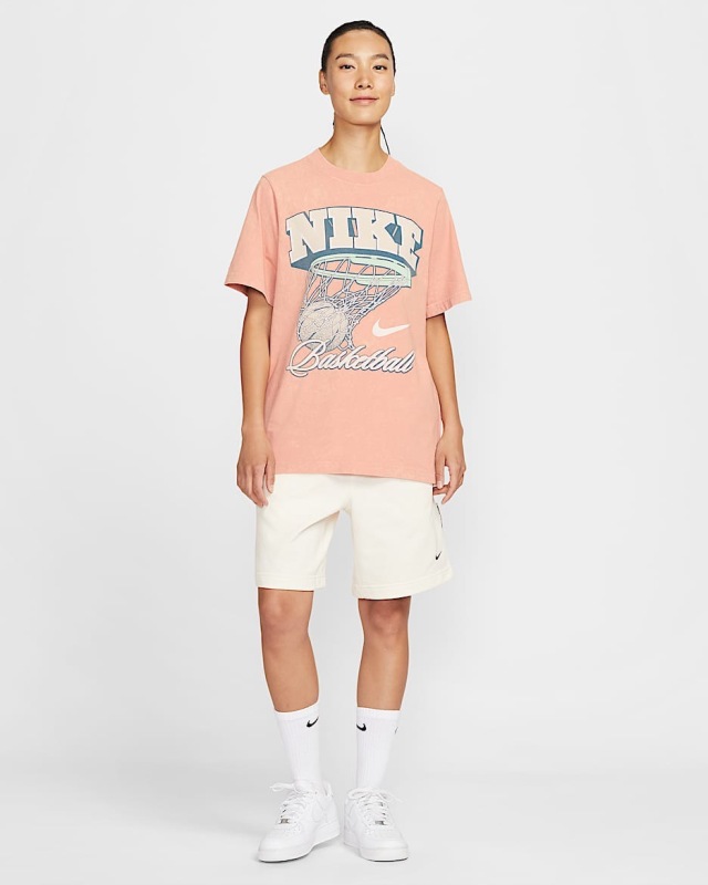 NIKE ウィメンズ ルーズ ショートスリーブ Tシャツ JPサイズ HV6984-688 画像4