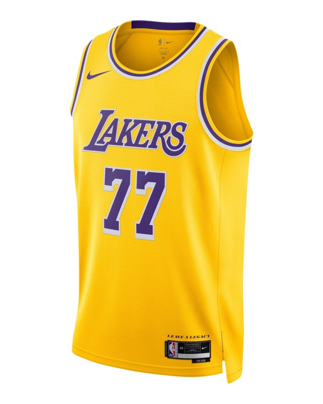 NBA ロサンゼルス・レイカーズ アイコンエディション メンズ Dri-FIT スウィングマン ジャージ ルカドンチッチ ユニフォーム USサイズ DN2009-741