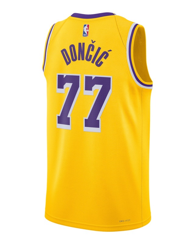 NBA ロサンゼルス・レイカーズ アイコンエディション メンズ Dri-FIT スウィングマン ジャージ ルカドンチッチ ユニフォーム USサイズ DN2009-741 画像2