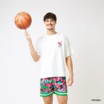 SPALDING ジャージーショーツ イェイェウェラー カラー ザ コート パンツ バスケ SMP26005Y 画像10