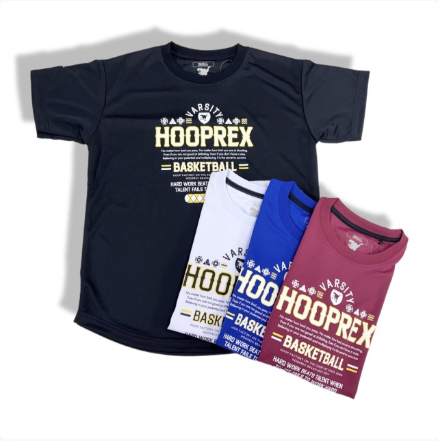 HOOP REX HOOPREX フープレックス Tシャツ 半袖 バスケ HRXS-102