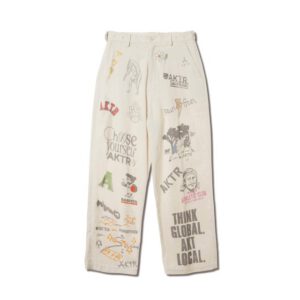 AKTR AKTR ADJUST FIT MEMORIAL PANTS ECRU ワークパンツ アクター 126-005020